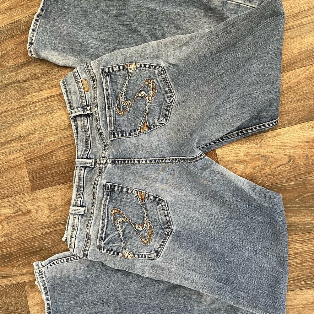Silver Jeans Blue Flare Wide Leg Denim
